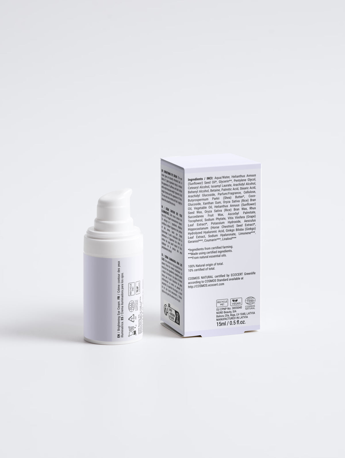Glosila Dewy Wink Eye Cream with Hyaluronic Acid - 15ml